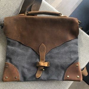 Leather Mailman Bag